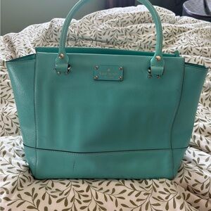 Kate Spade Turquoise Tote Bag